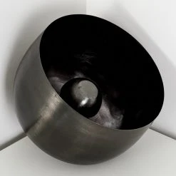 Hofstein Bluestone Tischleuchte Stahl geb&uuml;rstet, 1-flammig -Günstiges Tischlampen Geschäft bluestone tischleuchte h3357804 5