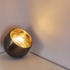 Hofstein Bluestone Tischleuchte Stahl gebürstet, 1-flammig -Günstiges Tischlampen Geschäft bluestone tischleuchte h3360774 12