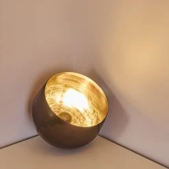 Hofstein Bluestone Tischleuchte Stahl gebürstet, 1-flammig -Günstiges Tischlampen Geschäft bluestone tischleuchte h3360774 14