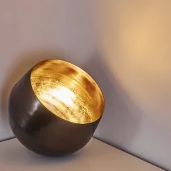 Hofstein Bluestone Tischleuchte Stahl gebürstet, 1-flammig -Günstiges Tischlampen Geschäft bluestone tischleuchte h3360774 9