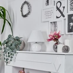 Hofstein Bodin Tischleuchte Weiß, 1-flammig -Günstiges Tischlampen Geschäft bodin tischleuchte h3557228 1