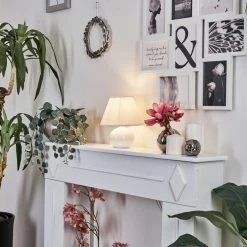 Hofstein Bodin Tischleuchte Weiß, 1-flammig -Günstiges Tischlampen Geschäft bodin tischleuchte h3557228 6