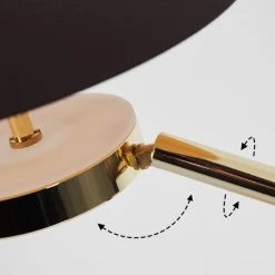 Hofstein Boissonie Tischleuchte LED Rostfarben, Gold, 1-flammig 16 Hofstein Boissonie Tischleuchte LED Rostfarben, Gold, 1-flammig -Günstiges Tischlampen Geschäft boissonie tischleuchte h3446331 2