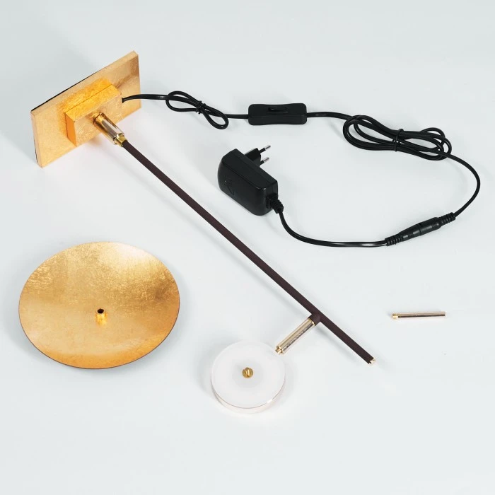 Hofstein Boissonie Tischleuchte LED Rostfarben, Gold, 1-flammig 7 Hofstein Boissonie Tischleuchte LED Rostfarben, Gold, 1-flammig – Bild 5