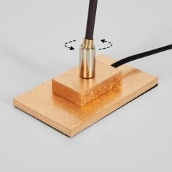 Hofstein Boissonie Tischleuchte LED Rostfarben, Gold, 1-flammig 19 Hofstein Boissonie Tischleuchte LED Rostfarben, Gold, 1-flammig -Günstiges Tischlampen Geschäft boissonie tischleuchte h3446331 5