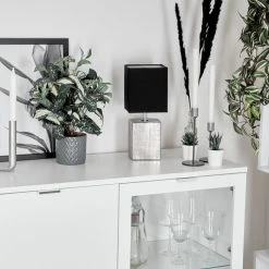 Hofstein Boldrarias Tischleuchte Chrom, Silber, 1-flammig -Günstiges Tischlampen Geschäft boldrarias tischleuchte h3596203 9