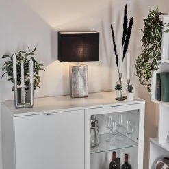 Hofstein Boldrarias Tischleuchte Chrom, Silber, 1-flammig -Günstiges Tischlampen Geschäft boldrarias tischleuchte h3597590 8