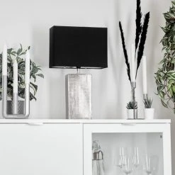 Hofstein Boldrarias Tischleuchte Chrom, Silber, 1-flammig -Günstiges Tischlampen Geschäft boldrarias tischleuchte h3597590 9