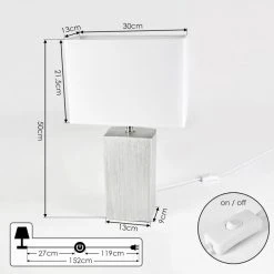 Hofstein Boldrarias Tischleuchte Chrom, Silber, 1-flammig -Günstiges Tischlampen Geschäft boldrarias tischleuchte h3600023 3