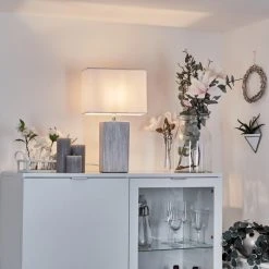 Hofstein Boldrarias Tischleuchte Chrom, Silber, 1-flammig -Günstiges Tischlampen Geschäft boldrarias tischleuchte h3600023 8