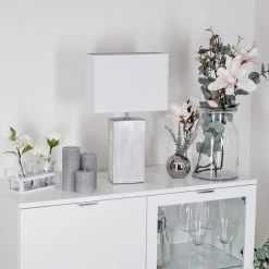 Hofstein Boldrarias Tischleuchte Chrom, Silber, 1-flammig -Günstiges Tischlampen Geschäft boldrarias tischleuchte h3600023 9