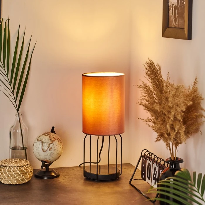 Hofstein Bornalle Tischleuchte Schwarz, 1-flammig 3 Hofstein Bornalle Tischleuchte Schwarz, 1-flammig