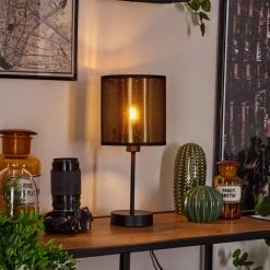 Hofstein Boromata Tischleuchte Schwarz, 1-flammig -Günstiges Tischlampen Geschäft boromata tischleuchte h3537824 6