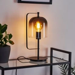 Hofstein Bourges Tischleuchte Schwarz, 1-flammig -Günstiges Tischlampen Geschäft bourges tischleuchte h3369241 11