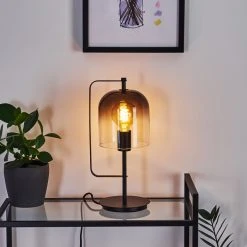 Hofstein Bourges Tischleuchte Schwarz, 1-flammig -Günstiges Tischlampen Geschäft bourges tischleuchte h3369241 6