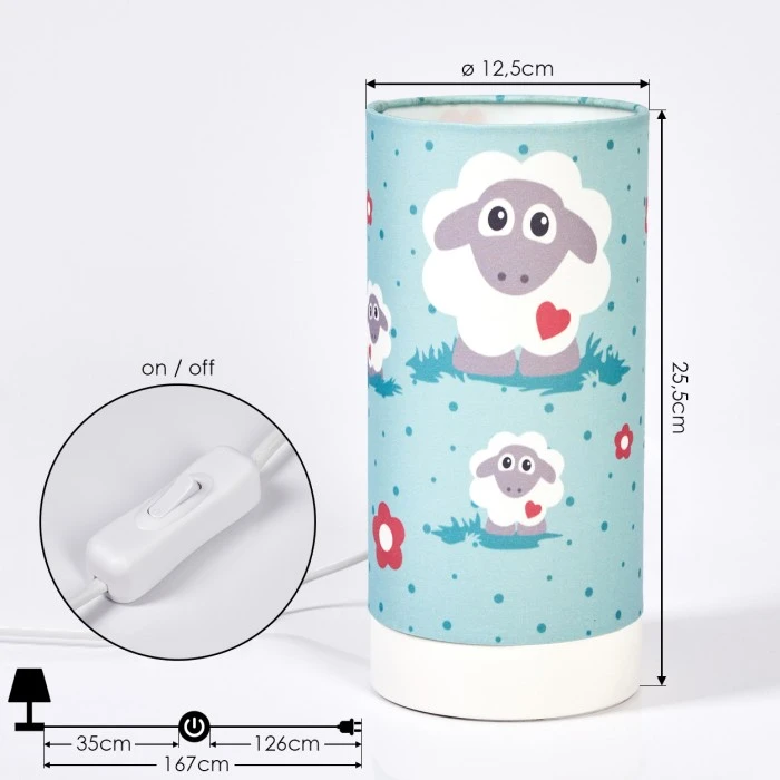 Hofstein Brenets Tischleuchte LED Weiß, 1-flammig 6 Hofstein Brenets Tischleuchte LED Weiß, 1-flammig – Bild 4