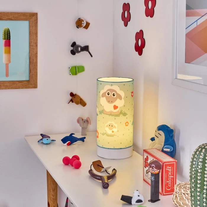 Hofstein Brenets Tischleuchte LED Weiß, 1-flammig 9 Hofstein Brenets Tischleuchte LED Weiß, 1-flammig – Bild 7