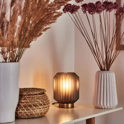 Hofstein Briel Tischleuchte Messing, 1-flammig 22 Hofstein Briel Tischleuchte Messing, 1-flammig -Günstiges Tischlampen Geschäft briel tischleuchte h3454909 8