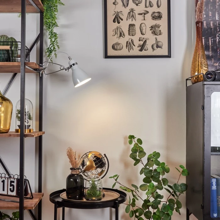 Hofstein Brienz Klemmleuchte Chrom, 1-flammig 3 Hofstein Brienz Klemmleuchte Chrom, 1-flammig