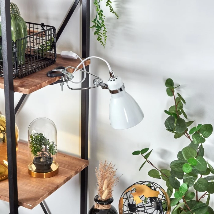 Hofstein Brienz Klemmleuchte Chrom, 1-flammig 4 Hofstein Brienz Klemmleuchte Chrom, 1-flammig – Bild 2