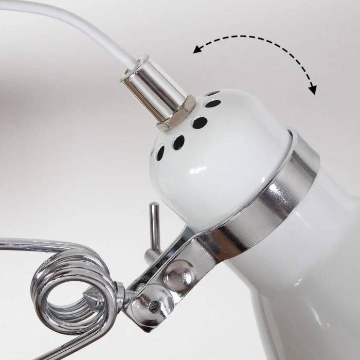 Hofstein Brienz Klemmleuchte Chrom, 1-flammig 8 Hofstein Brienz Klemmleuchte Chrom, 1-flammig – Bild 6