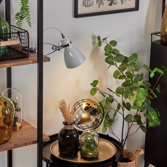 Hofstein Brienz Klemmleuchte Chrom, 1-flammig 9 Hofstein Brienz Klemmleuchte Chrom, 1-flammig – Bild 7