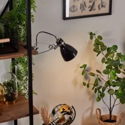 Hofstein Brienz Klemmleuchte Chrom, Schwarz, 1-flammig -Günstiges Tischlampen Geschäft brienz klemmleuchte h3545331 6