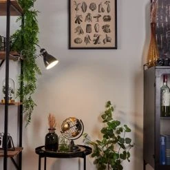 Hofstein Brienz Klemmleuchte Chrom, Schwarz, 1-flammig -Günstiges Tischlampen Geschäft brienz klemmleuchte h3545331 8