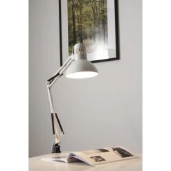 Brilliant Leuchten Brilliant Hobby Schreibtischklemmleuchte Weiß, 1-flammig -Günstiges Tischlampen Geschäft brilliant hobby schreibtischklemmleuchte 10802 05 do1 4