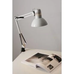 Brilliant Leuchten Brilliant Hobby Schreibtischklemmleuchte Weiß, 1-flammig -Günstiges Tischlampen Geschäft brilliant hobby schreibtischklemmleuchte 10802 05 do1 5