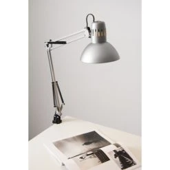 Brilliant Leuchten Brilliant Hobby Schreibtischklemmleuchte Edelstahl, Titan, 1-flammig -Günstiges Tischlampen Geschäft brilliant hobby schreibtischklemmleuchte 10802 11 do1 3