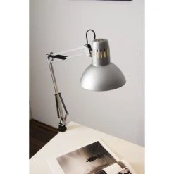 Brilliant Leuchten Brilliant Hobby Schreibtischklemmleuchte Edelstahl, Titan, 1-flammig -Günstiges Tischlampen Geschäft brilliant hobby schreibtischklemmleuchte 10802 11 do1 4