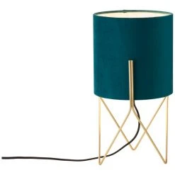 Brilliant Leuchten Atami Tischleuchte Gold, 1-flammig -Günstiges Tischlampen Geschäft brilliant leuchten atami tischleuchte 93179 73 3