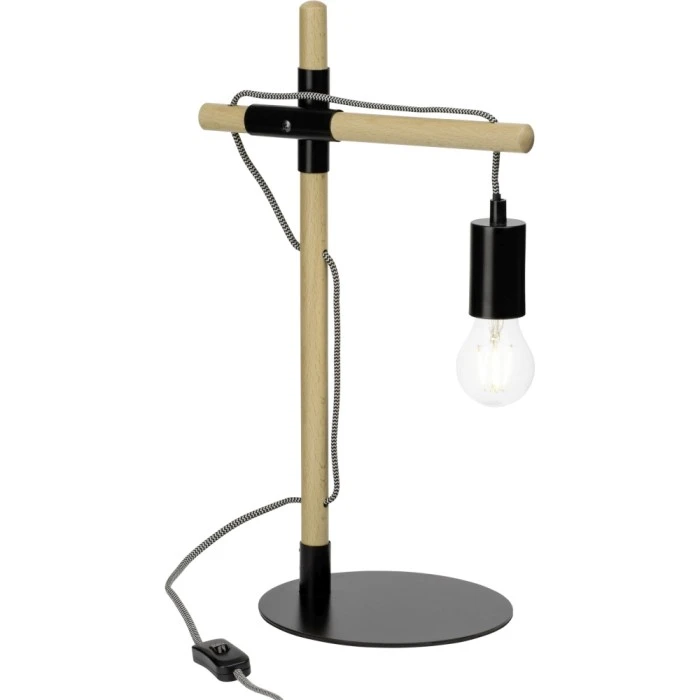 Brilliant Leuchten Jarbo Tischleuchte Schwarz, Holz dunkel, 1-flammig 3 Brilliant Leuchten Jarbo Tischleuchte Schwarz, Holz dunkel, 1-flammig