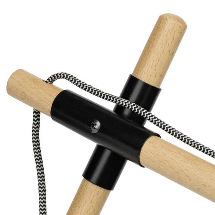 Brilliant Leuchten Jarbo Tischleuchte Schwarz, Holz dunkel, 1-flammig 5 Brilliant Leuchten Jarbo Tischleuchte Schwarz, Holz dunkel, 1-flammig – Bild 3