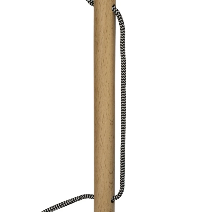 Brilliant Leuchten Jarbo Tischleuchte Schwarz, Holz dunkel, 1-flammig 6 Brilliant Leuchten Jarbo Tischleuchte Schwarz, Holz dunkel, 1-flammig – Bild 4