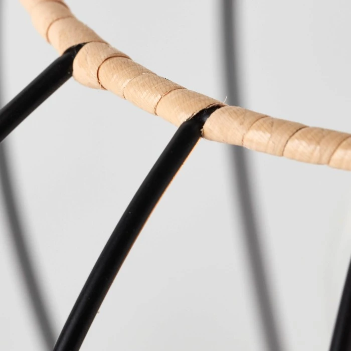 Brilliant Leuchten Silemia Tischleuchte Schwarz, Naturfarben, 1-flammig 6 Brilliant Leuchten Silemia Tischleuchte Schwarz, Naturfarben, 1-flammig – Bild 4