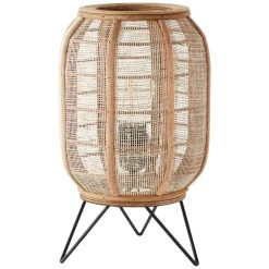 Brilliant Leuchten Tanah Tischleuchte Schwarz, 1-flammig -Günstiges Tischlampen Geschäft brilliant leuchten tanah tischleuchte 93135 76 2