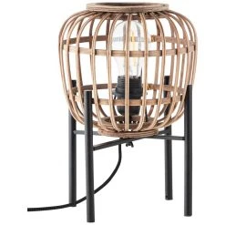 Brilliant Leuchten Brilliant Nikka Tischleuchte Schwarz, 1-flammig -Günstiges Tischlampen Geschäft brilliant nikka tischleuchte 93176 76 5