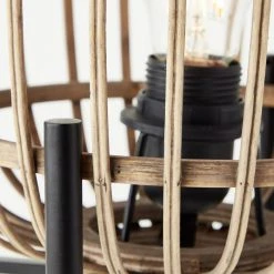 Brilliant Leuchten Brilliant Nikka Tischleuchte Schwarz, 1-flammig -Günstiges Tischlampen Geschäft brilliant nikka tischleuchte 93176 76 6