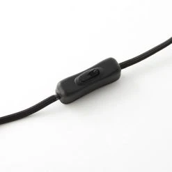 Hofstein Brilliant Plow Tischleuchte Weiß, Holz dunkel, 1-flammig -Günstiges Tischlampen Geschäft brilliant plow tischleuchte 82149 052 3