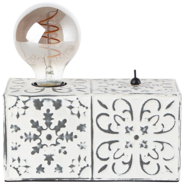 Brilliant Leuchten Brilliant Vagos Tischleuchte Cremefarben, 1-flammig 4 Brilliant Leuchten Brilliant Vagos Tischleuchte Cremefarben, 1-flammig – Bild 2