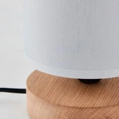 Brilliant Leuchten Brilliant Vonnie Tischleuchte Schwarz, Holz hell, 1-flammig -Günstiges Tischlampen Geschäft brilliant vonnie tischleuchte 93094 22 5