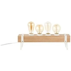 Brilliant Leuchten Brilliant White Wood Tischleuchte Grau, Holz hell, 4-flammig -Günstiges Tischlampen Geschäft brilliant white wood tischleuchte hk18247s75 2