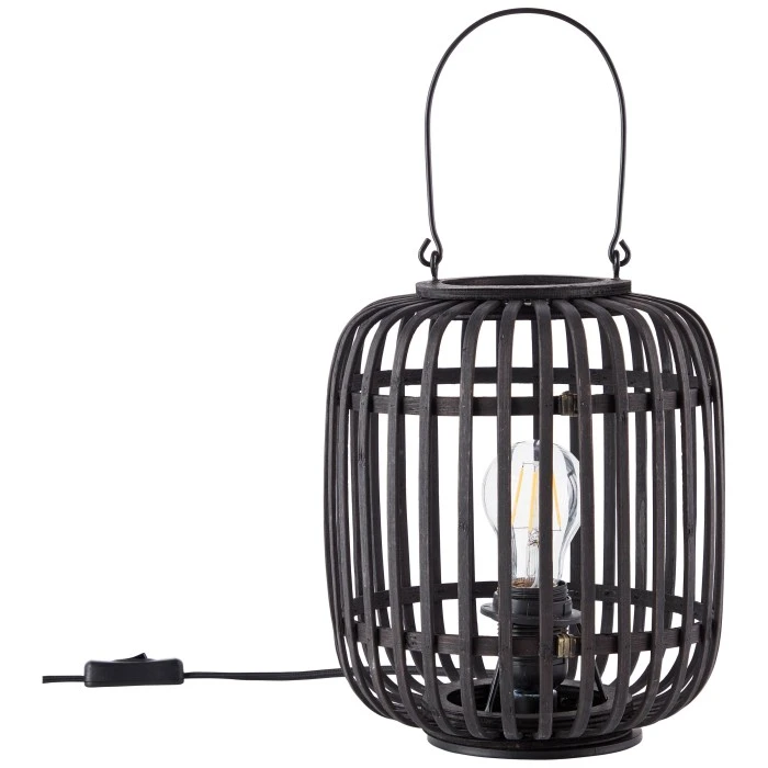 Brilliant Leuchten Brilliant WOODROW Tischleuchte Schwarz, Holz dunkel, 1-flammig 10 Brilliant Leuchten Brilliant WOODROW Tischleuchte Schwarz, Holz dunkel, 1-flammig – Bild 8