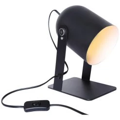 Brilliant Leuchten Brilliant Yan Tischleuchte Schwarz, 1-flammig -Günstiges Tischlampen Geschäft brilliant yan tischleuchte 98960 76 2