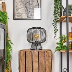 Hofstein Brooker Tischleuchte Schwarz, 1-flammig -Günstiges Tischlampen Geschäft brooker tischleuchte h3609309 9