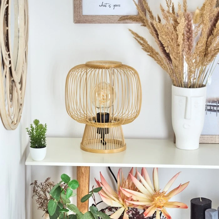 Hofstein Brooker Tischleuchte Schwarz, 1-flammig 4 Hofstein Brooker Tischleuchte Schwarz, 1-flammig – Bild 2