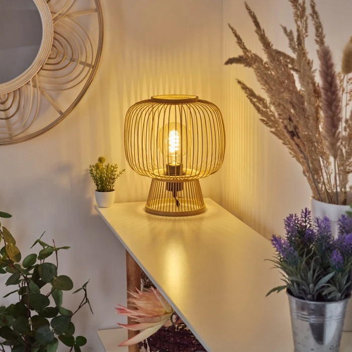 Hofstein Brooker Tischleuchte Schwarz, 1-flammig 9 Hofstein Brooker Tischleuchte Schwarz, 1-flammig – Bild 7