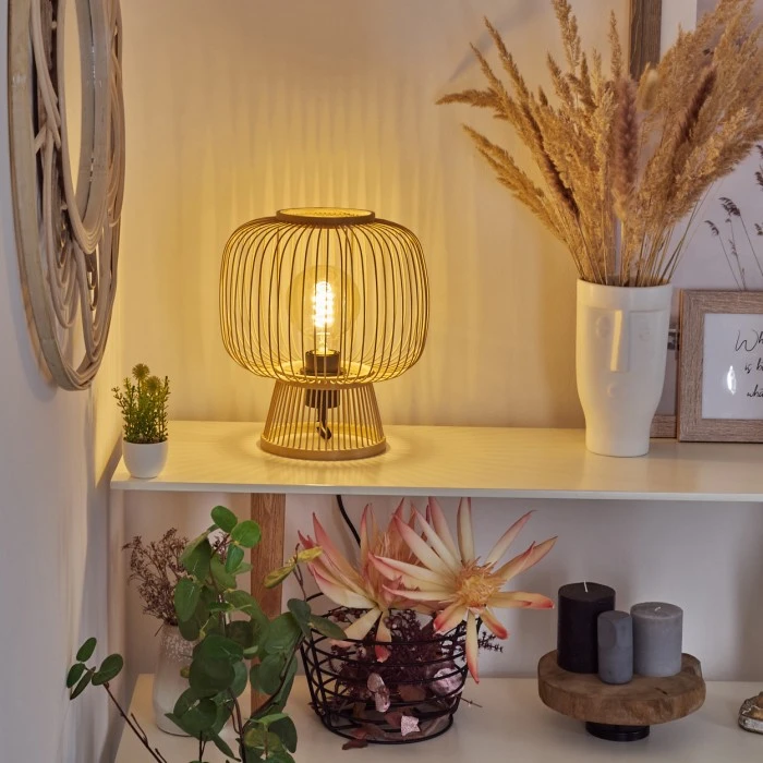 Hofstein Brooker Tischleuchte Schwarz, 1-flammig 12 Hofstein Brooker Tischleuchte Schwarz, 1-flammig – Bild 10